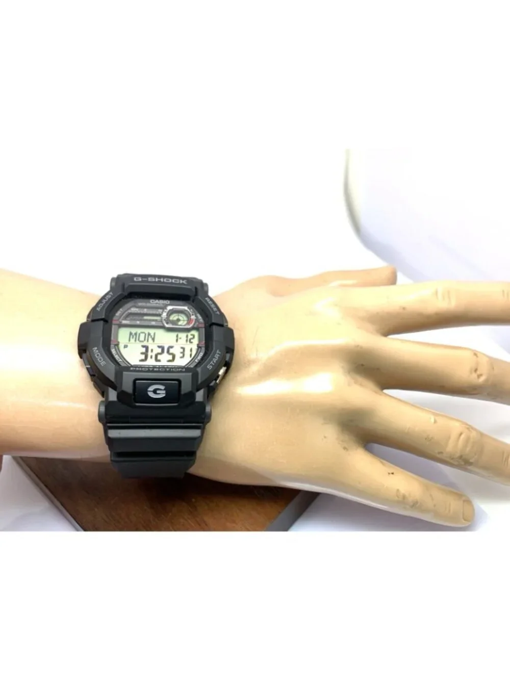 Casio G-Shock Men's Watch GD350 Quartz Digital Black Resin Sport Military 3403